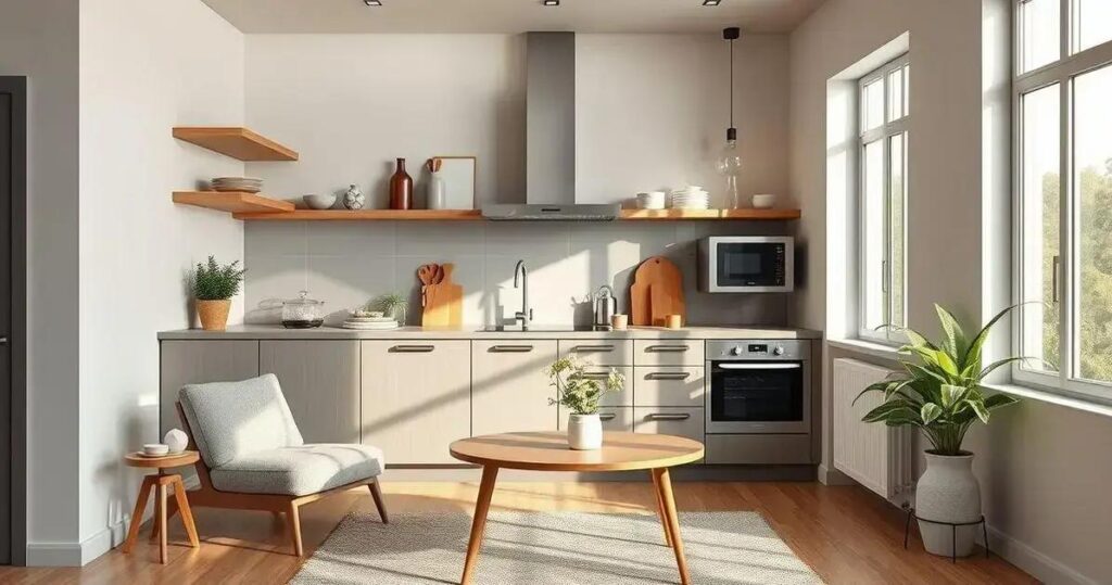 decoração de cozinha pequena