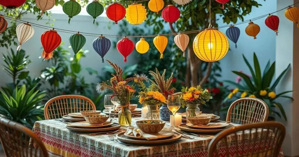 decoração de festa junina
