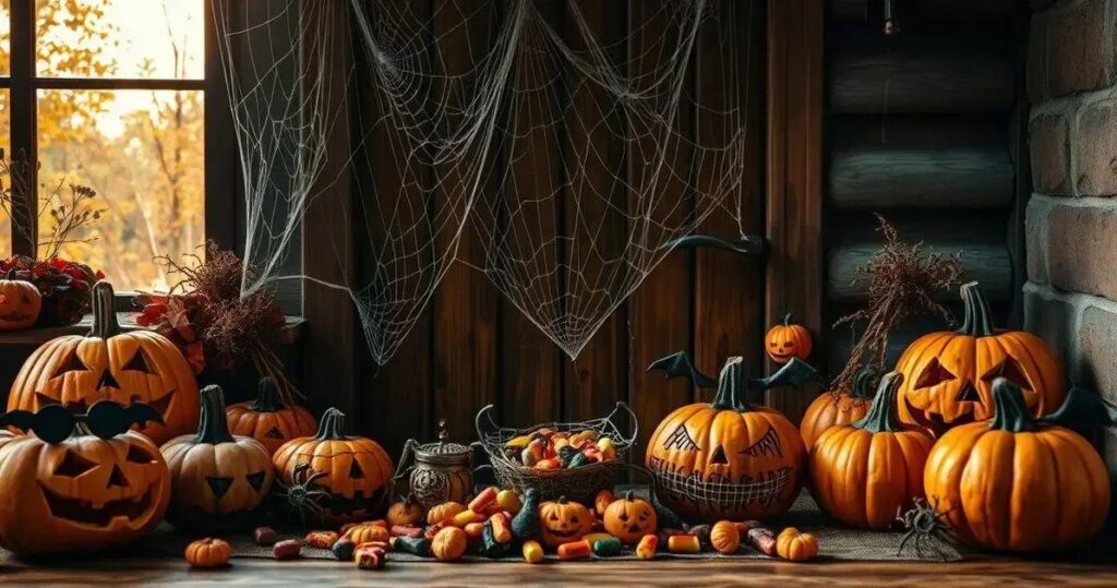 decoração de halloween